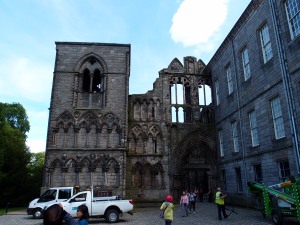The abbey predates the palace and ended up being incorporated into the building